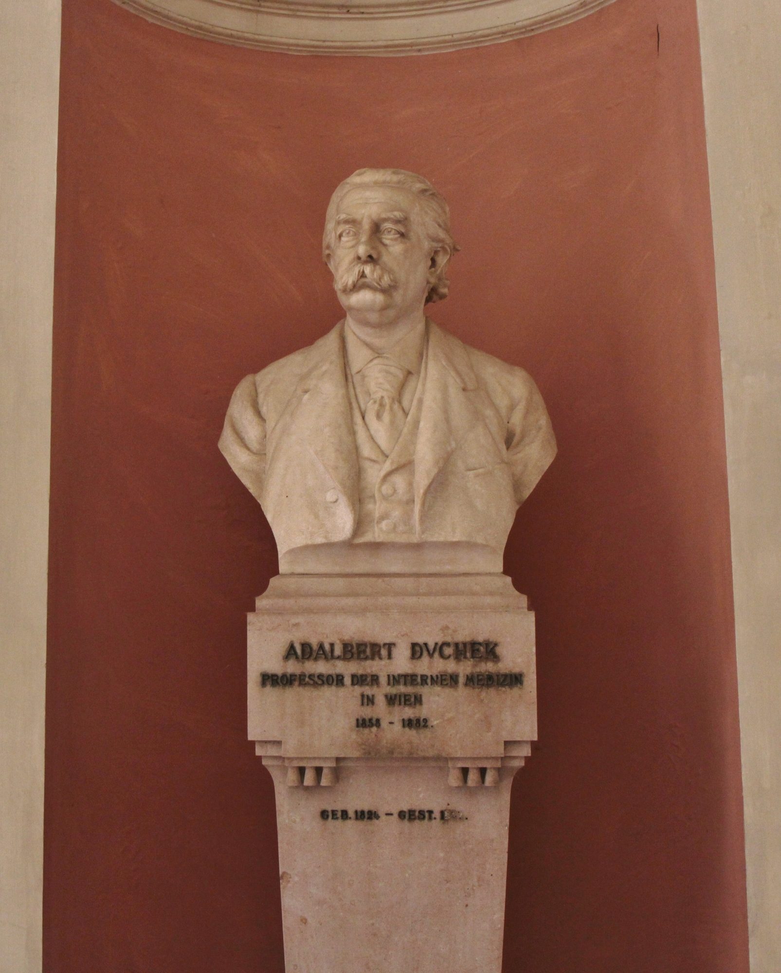 Adalbert Duchek's bust, Medical monuments, UNI Vienna.jpg